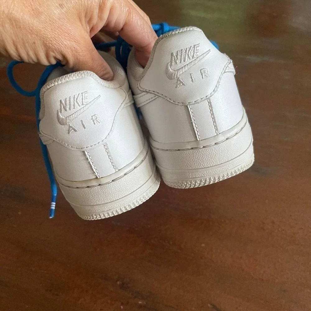 Nike Air Force 1 Low GS Size 5Y Triple White 314192-117